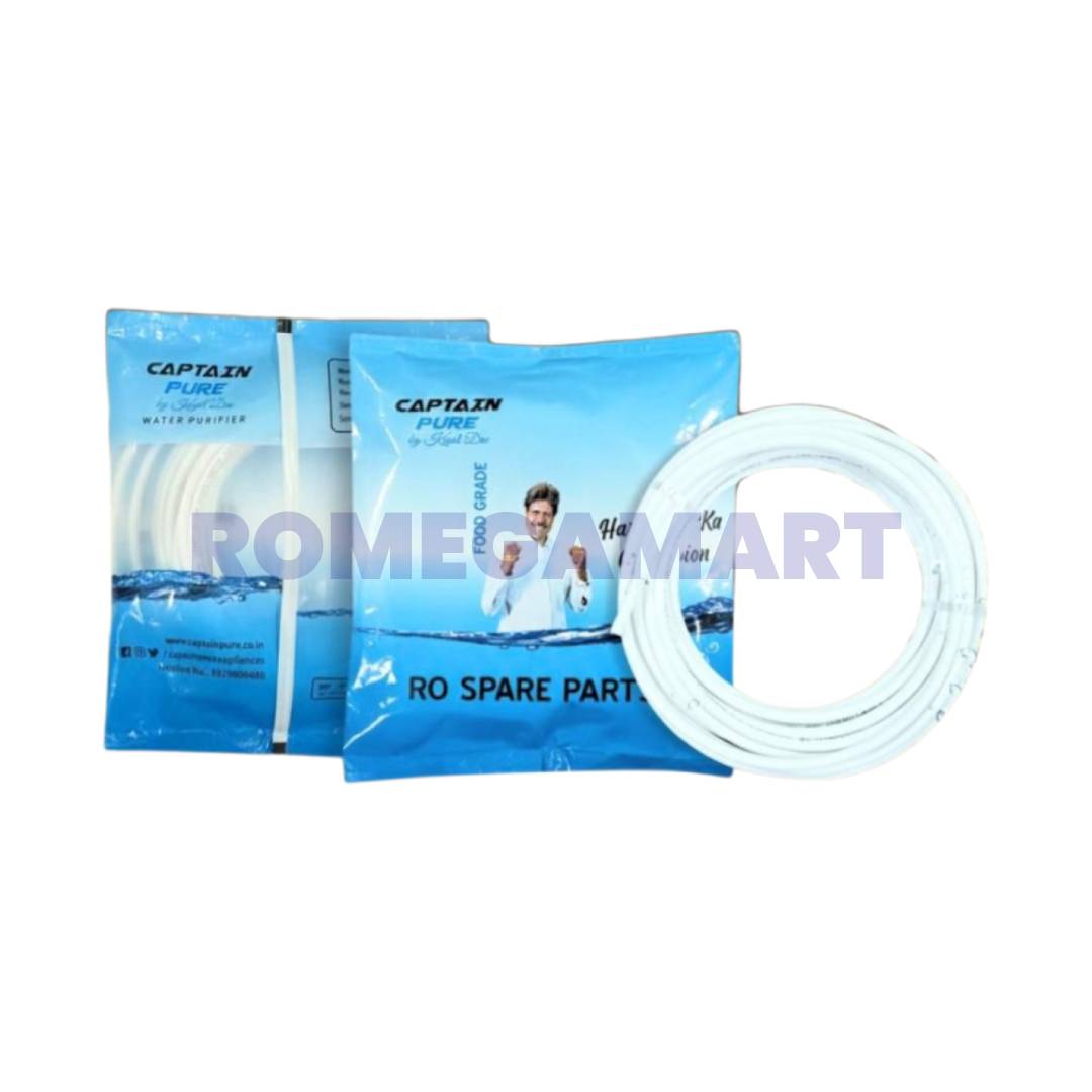 White Pipe Roll 10 Meter Plastic Material Use In RO - Mindcool Aqua