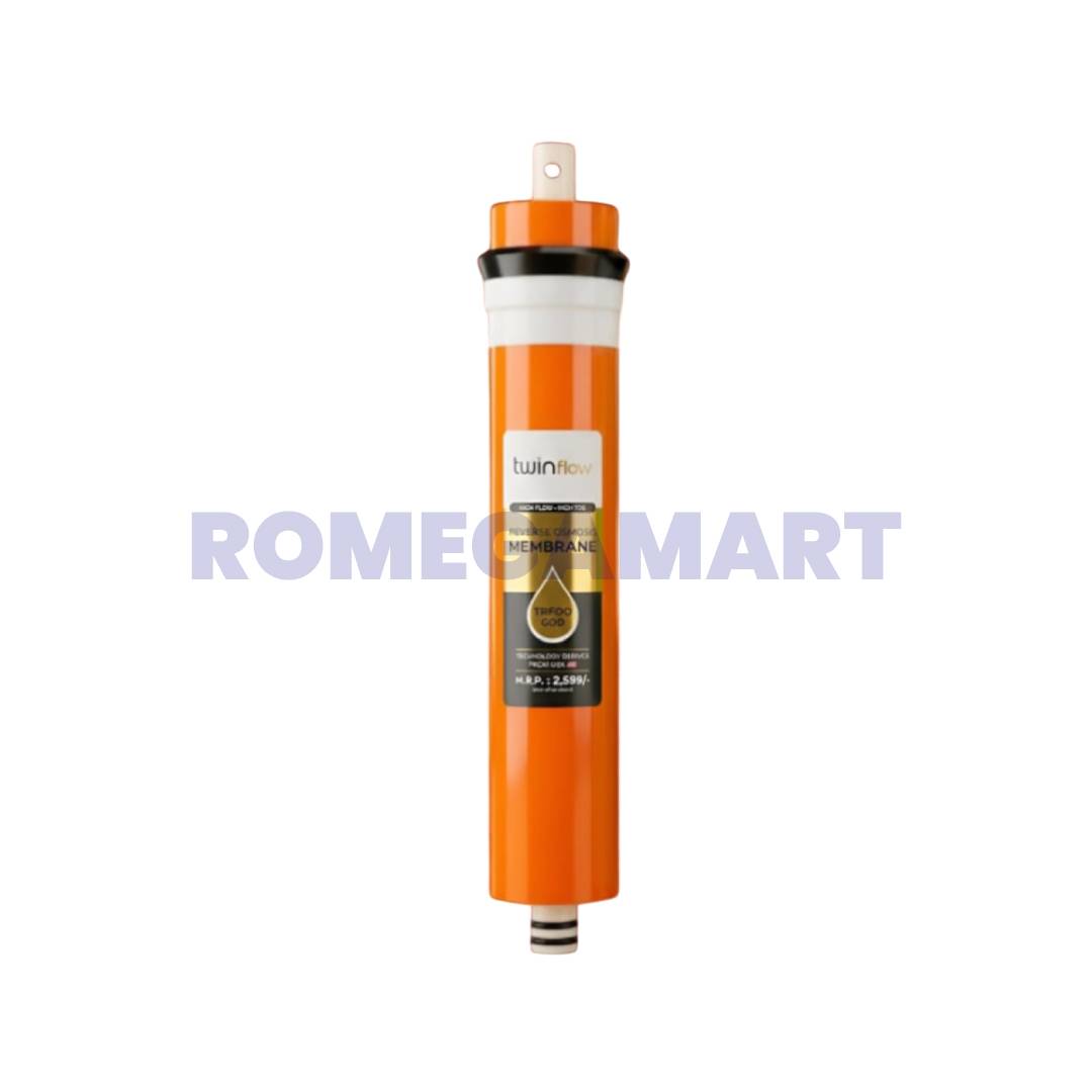 Twinflow 100 GPD Membrane in Orange Color 15 Layer Workup to 2500 TDS Suitable For Domestic Water Filtration System - Dipayan Works & Products