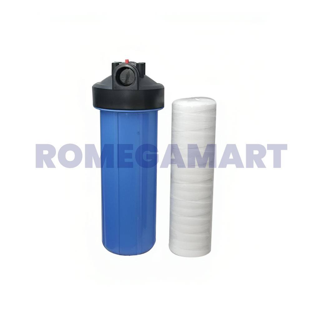 10000 LPH Blue PP Excel Jumbo Housing 2 Inch IN OUT For Water Filter - Chasten Water ComponentsFCHFBUVLCI