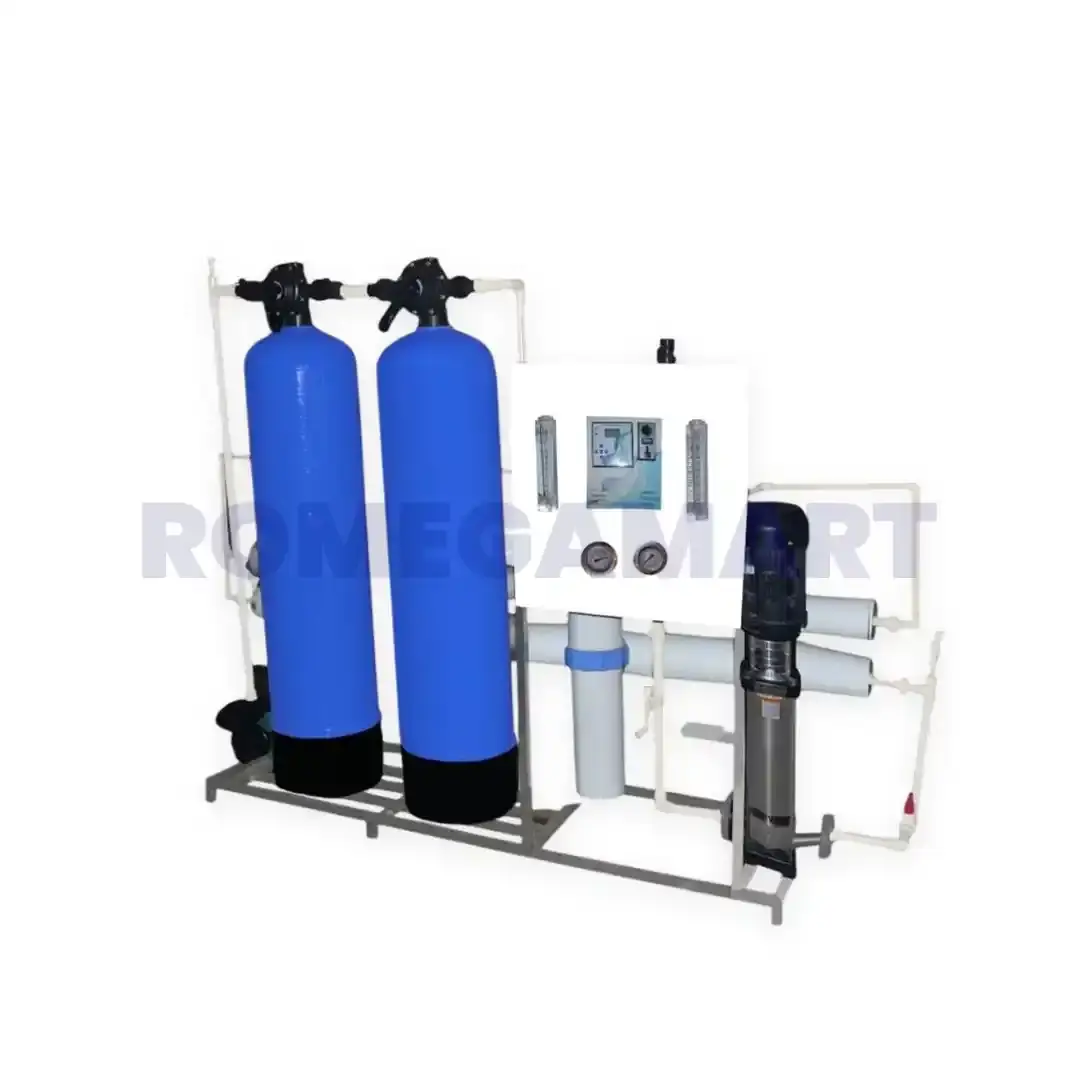1000 LPH Industrial RO Plant Blue Color FRP Material - RO Cures