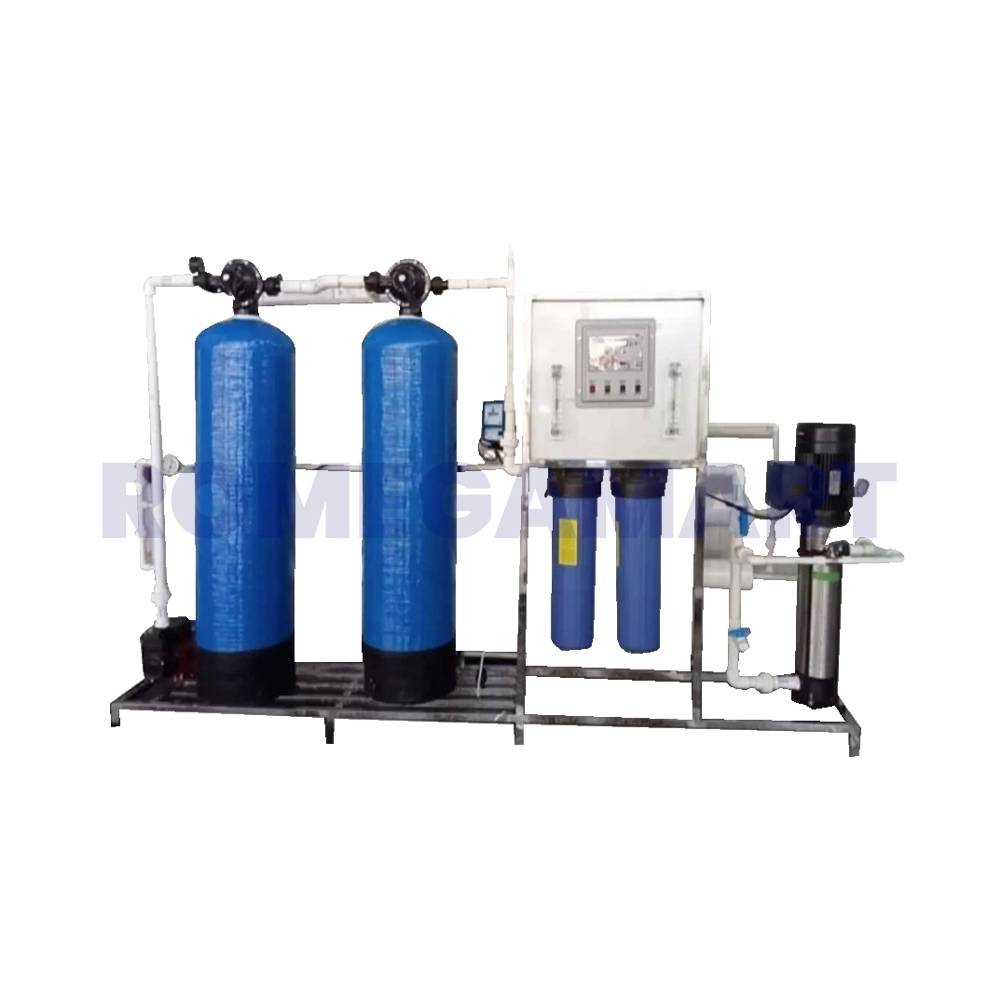 1000 LPH RO Plant Blue Color Industrial RO Plant FRP Material - Precise Filtration