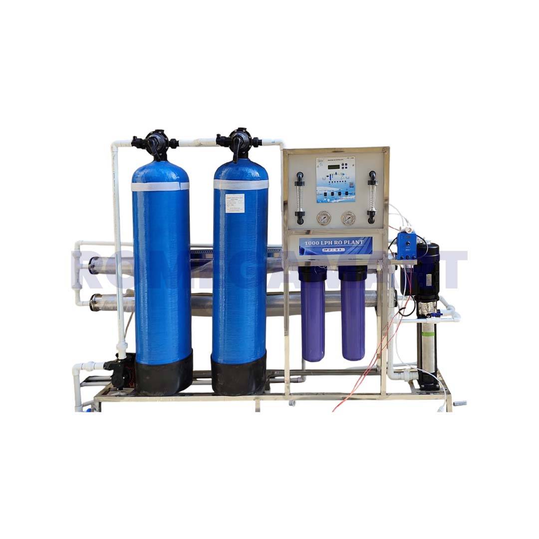 1000 LPH Industrial RO Plant Blue Color FRP Material - SG ENTERPRISES