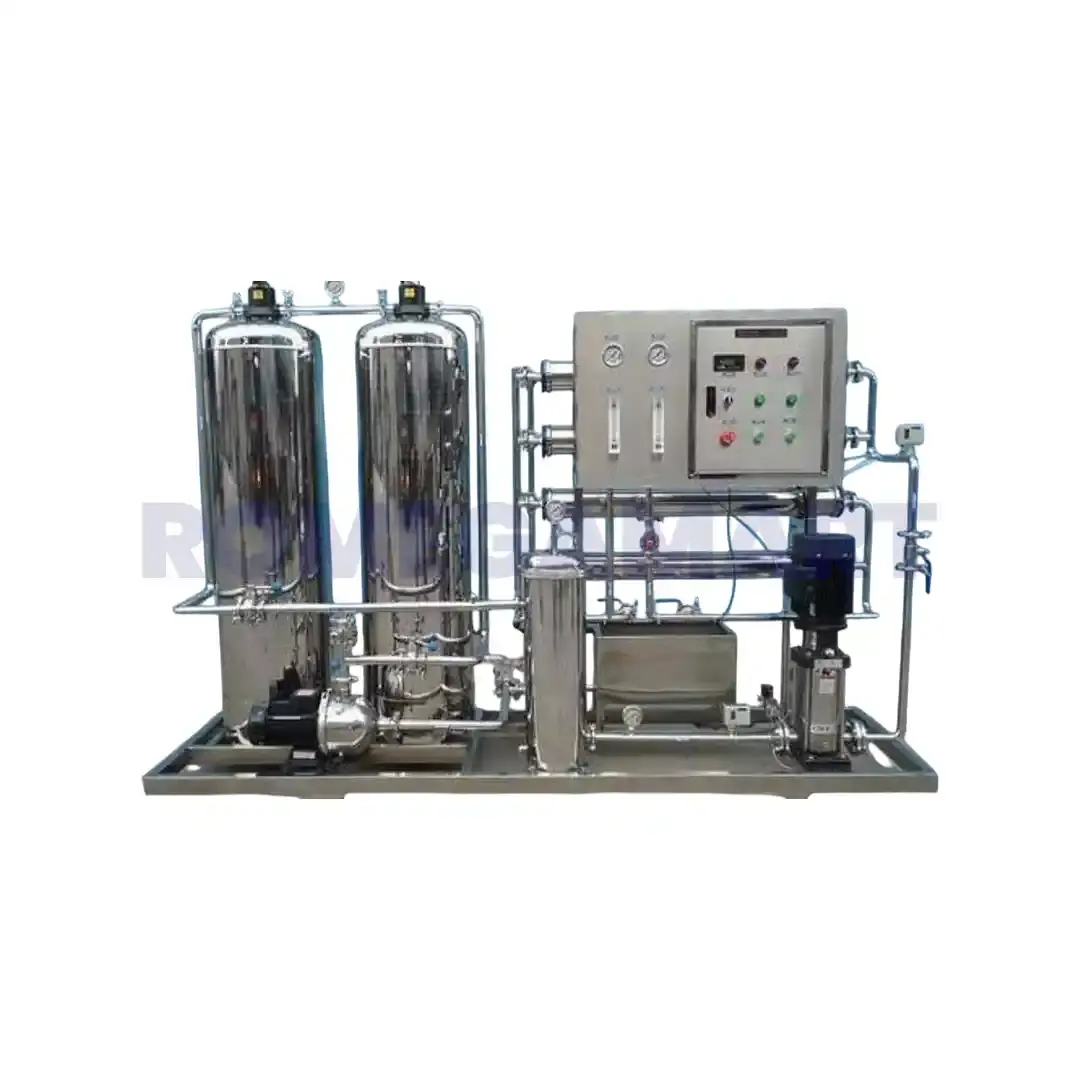 1000 LPH Stainless Steel Fully Automatic Industrial RO Plant - RO Cures