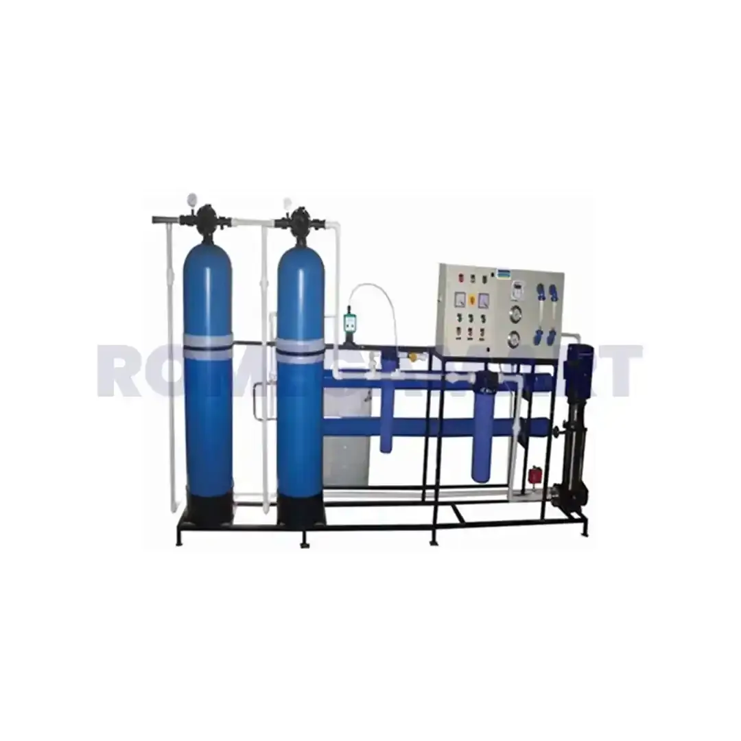 1000 LPH Blue Color Commercial Ro Plant FRP Material - PM India Water Technologies
