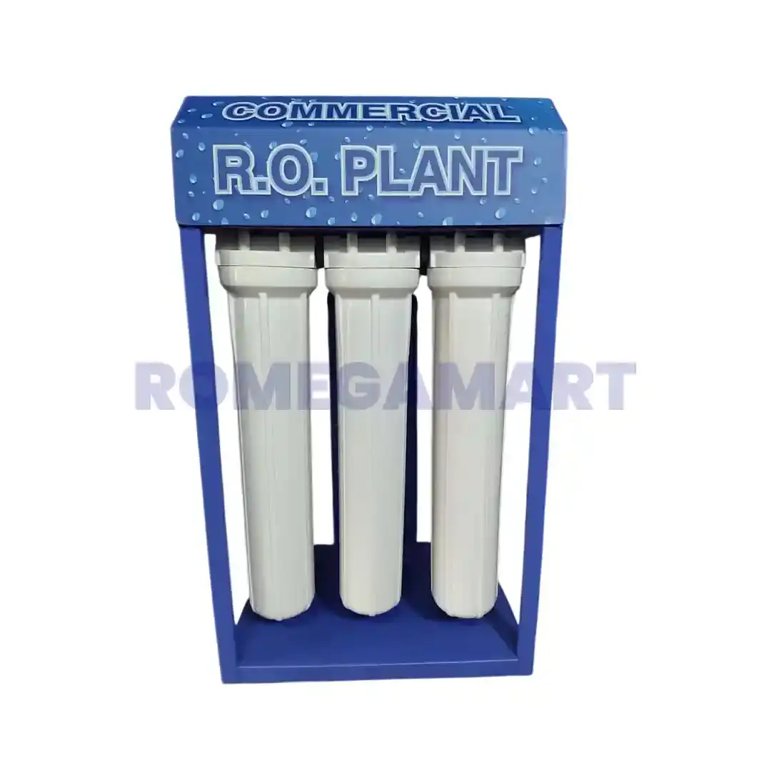 100 LPH Commercial RO Plant White Color FRP Material - Neo Engineering