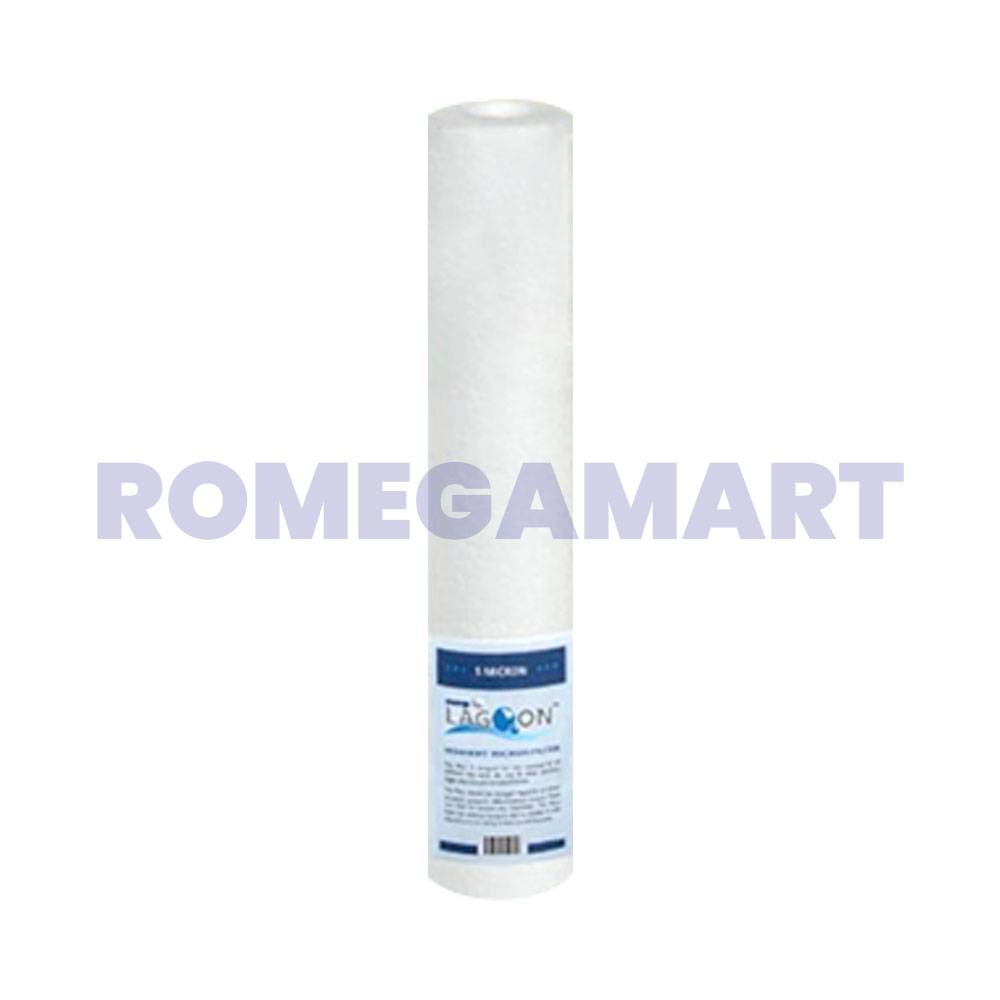 Lagoon 10 Inch 10 Micron Melt Blown Filter Cartridges Outer Diameter 60MM White Color Inner Diameter 30MM For Domestic - MMP FILTRATION PVT. LTD