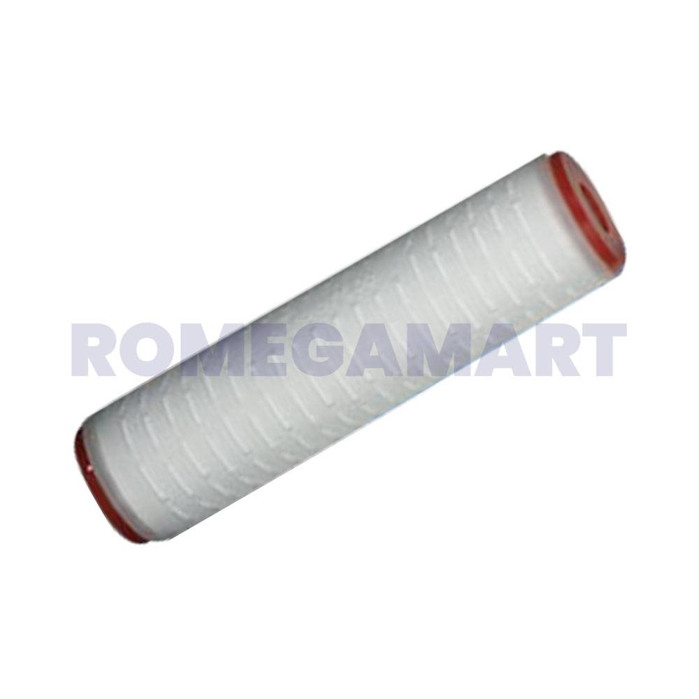 Pyoorite 10 Inch PP Pleated Filter Cartridge 0.1 Micron Inner Diameter 26 MM White Color Outer Diameter 70 MM  For Domestic Use - MMP FILTRATION PVT. LTD	