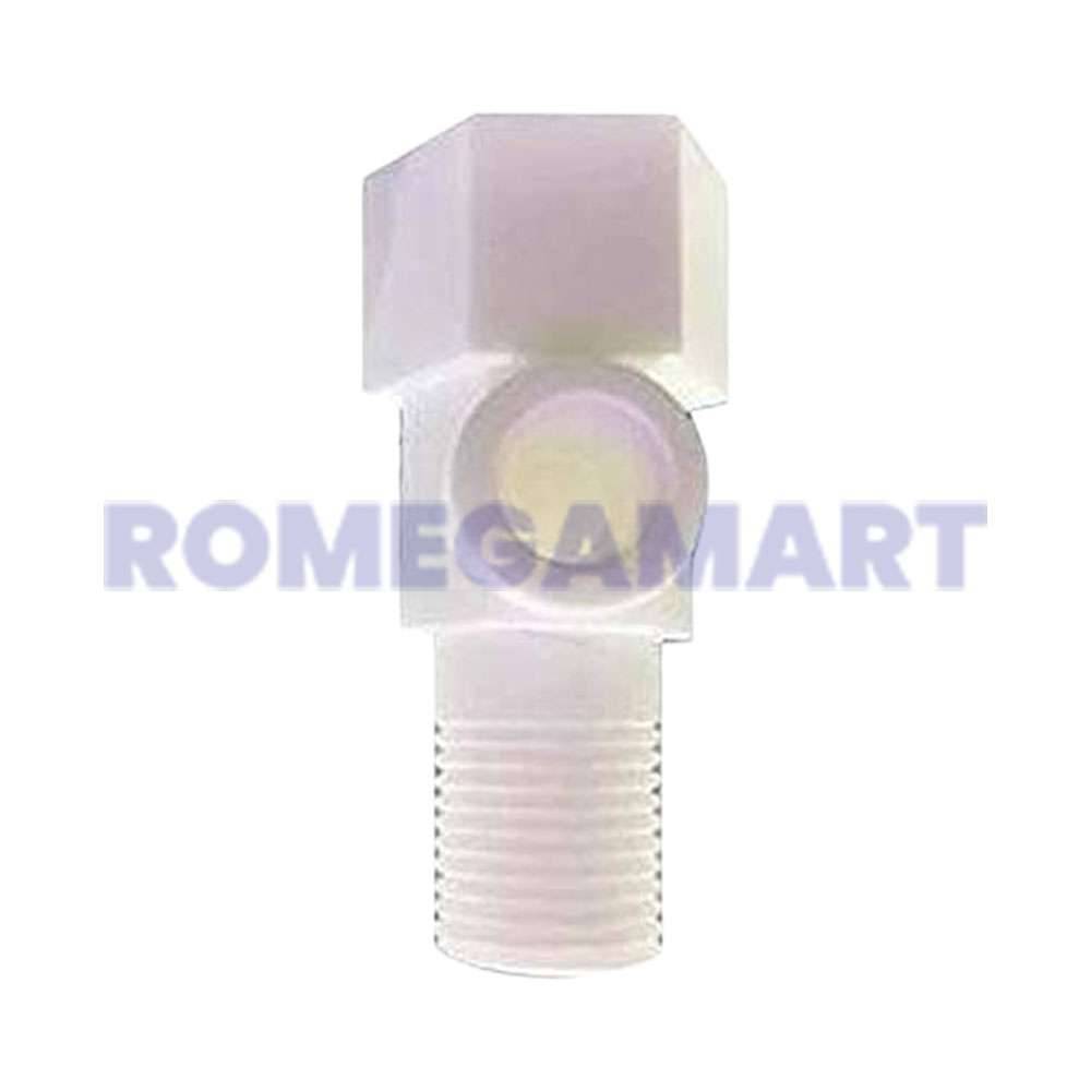 Plastic Niplple 1/4 Inch White Color Suitable For Domestic RO - GTB JI WATER SOLUTION