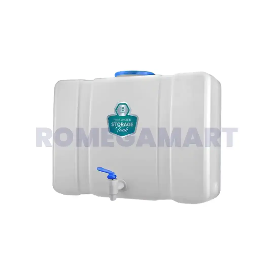 Reject Water Storage Tank 18 Liter Capacity White Color - JEYAM TRADERS