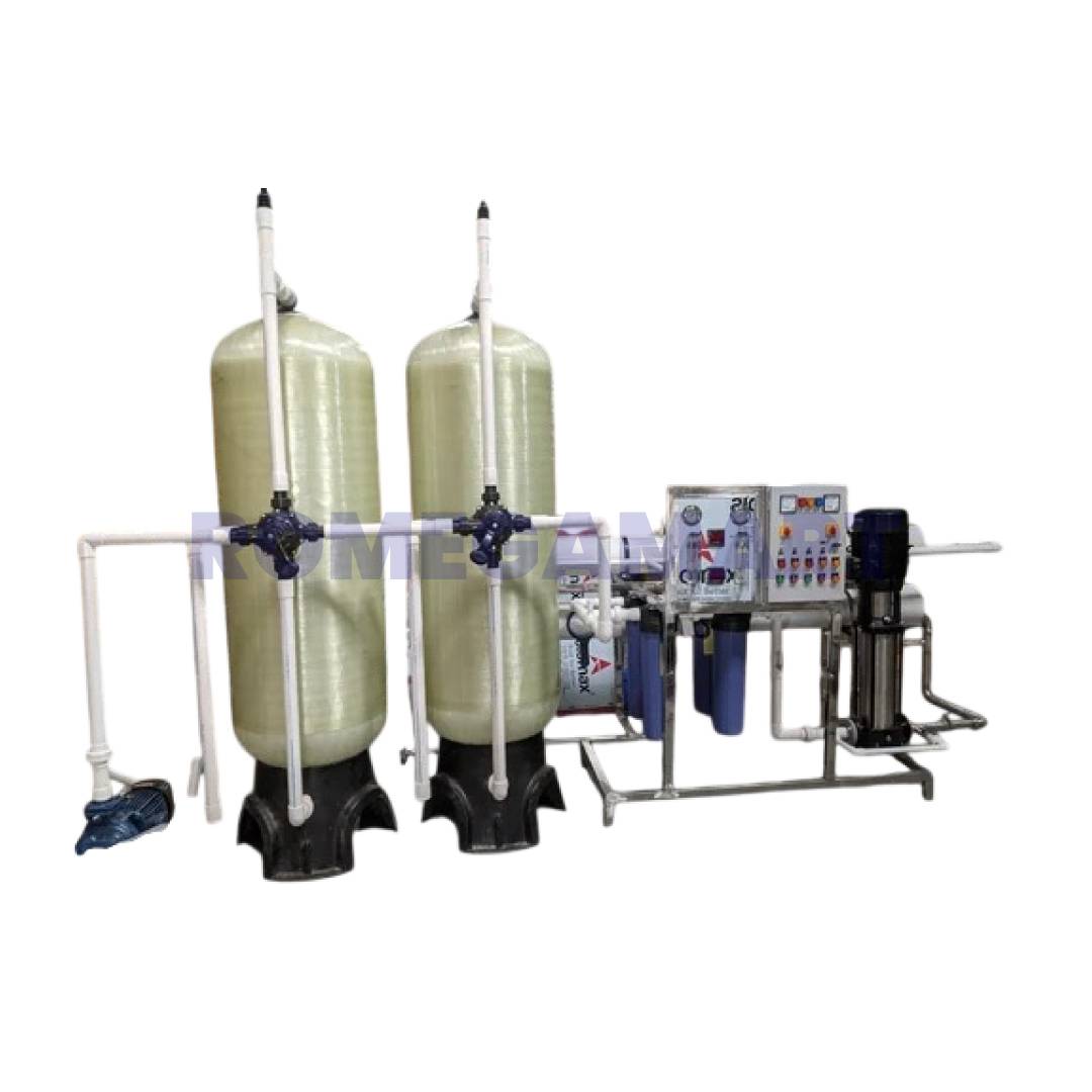 2000 LPH RO Plan White Color FRP Material suitable for industrial use  - Advance Aquatech Systems