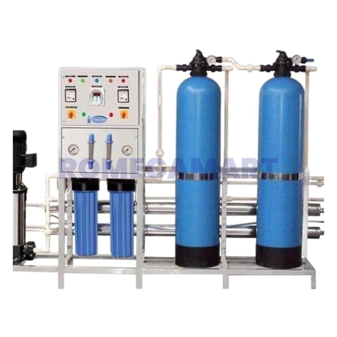 2000 LPH Industrial RO Plant Blue Color FRP Material Industrial Use - Phoenix Fab