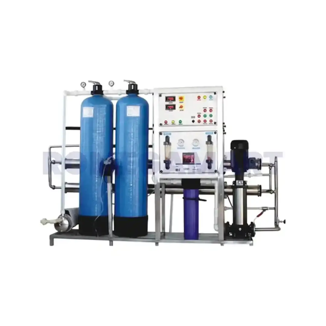 2000 LPH Blue Color Industrial Ro Plant FRP Material - PM India Water Technologies