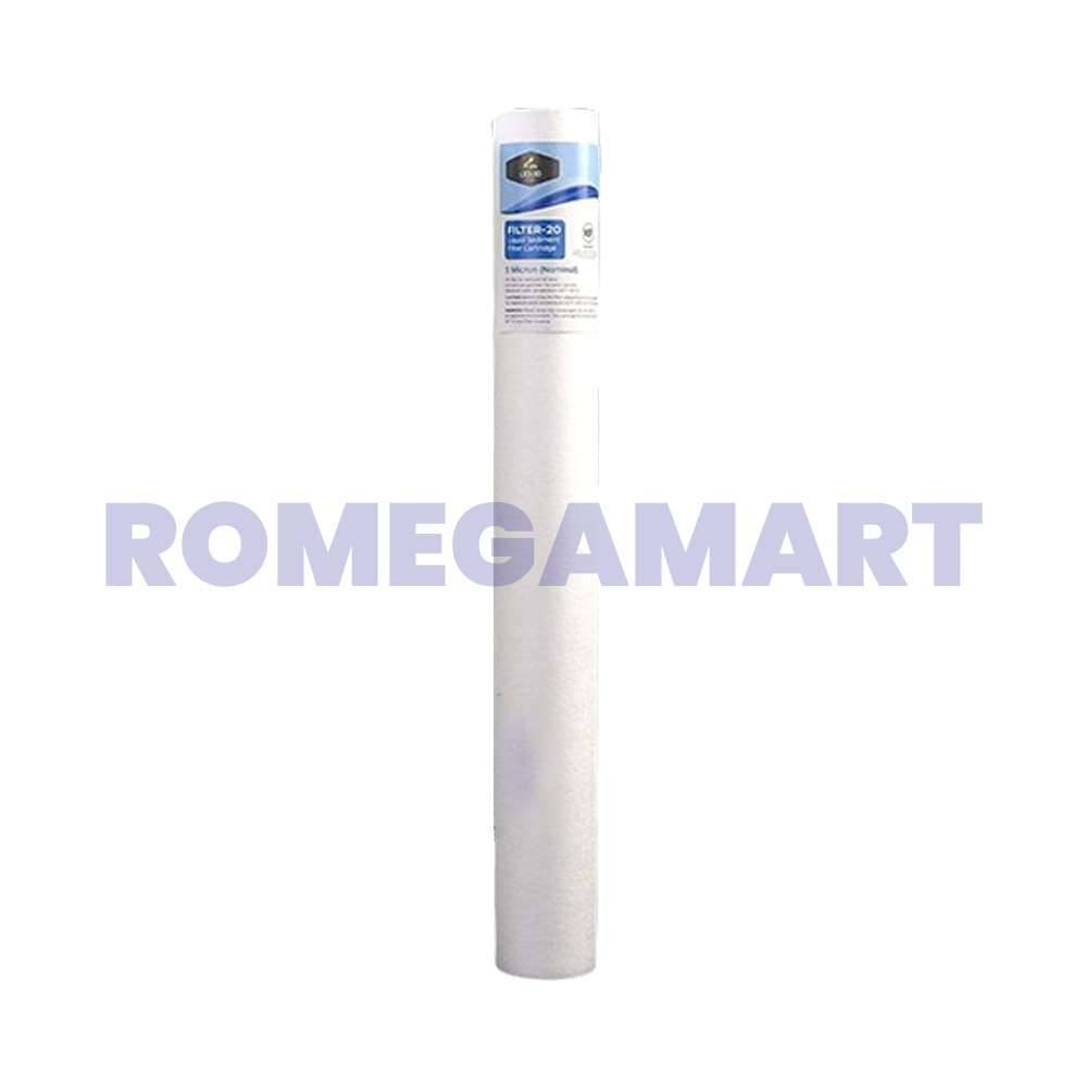 20/4.5 Inch Spun Filter White Color 250 Gram Polypropylene Material Suitable For Industrial - GTB JI WATER SOLUTION