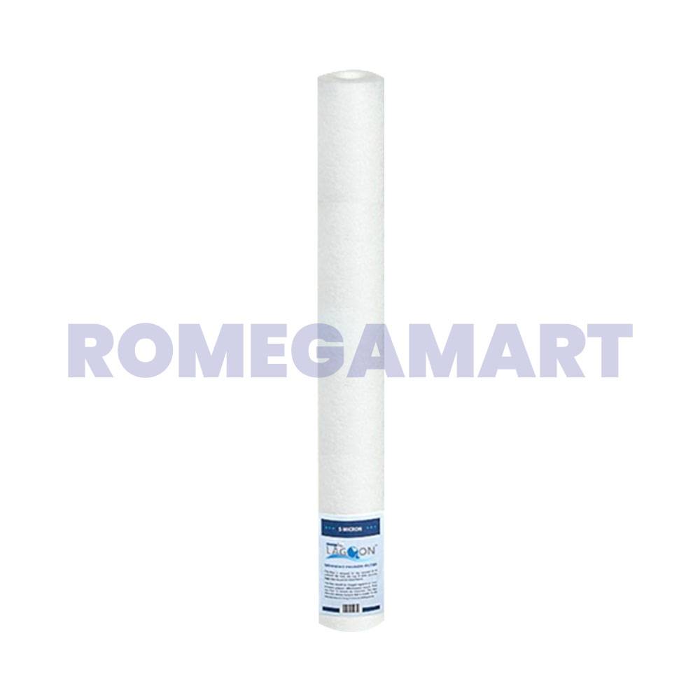 Lagoon 20 Inch Melt Blown Filter Cartridge Inner Diameter 30 MM White Color 1 Micron Outer Diameter 42 MM Suitable For Industrial - MMP FILTRATION PVT. LTD