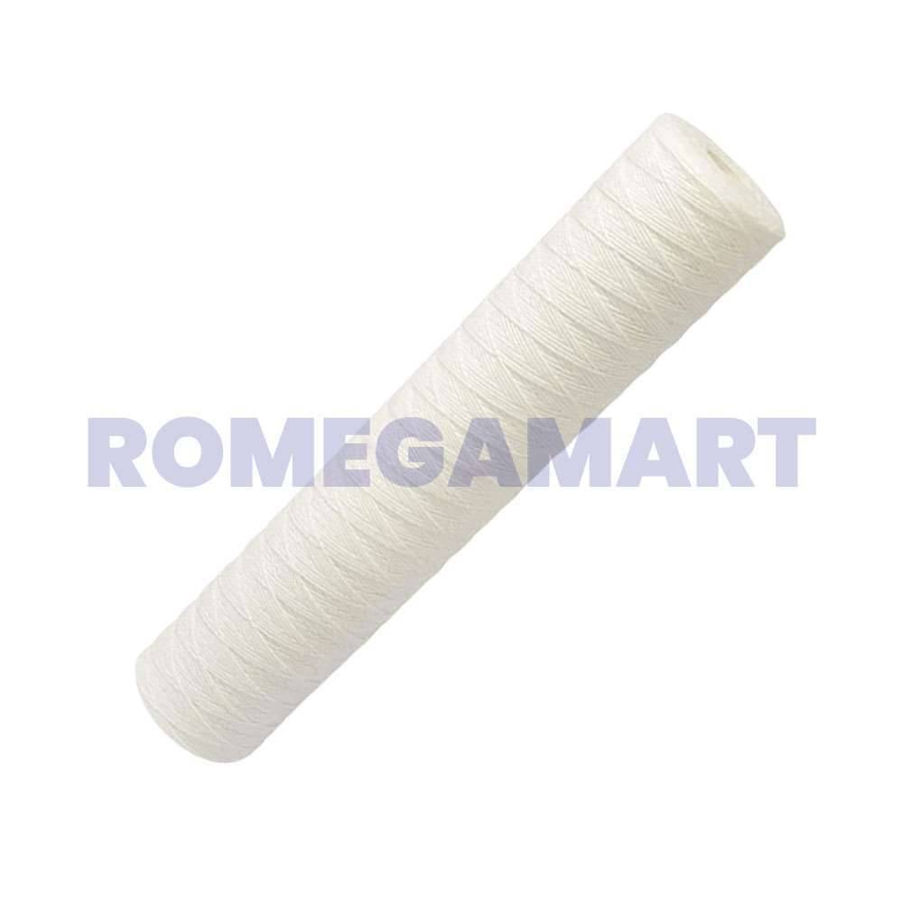 20 Inch Thread Filter Cartridge White Color Plastic Material For Domestic Use - VATSAQUA RO SYSTEM 