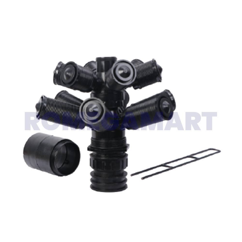 25m3 / hr Filter For Water Distribution System Black Color - MS ENTERPRISES