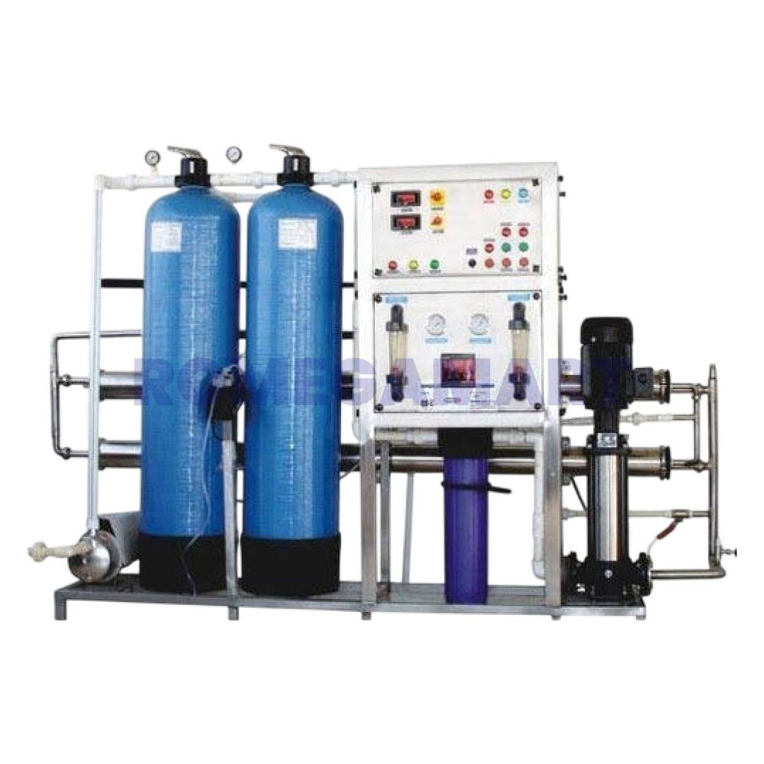 3000 LPH Industrial RO Plant Blue Color FRP Material Industrial Use - Phoenix Fab