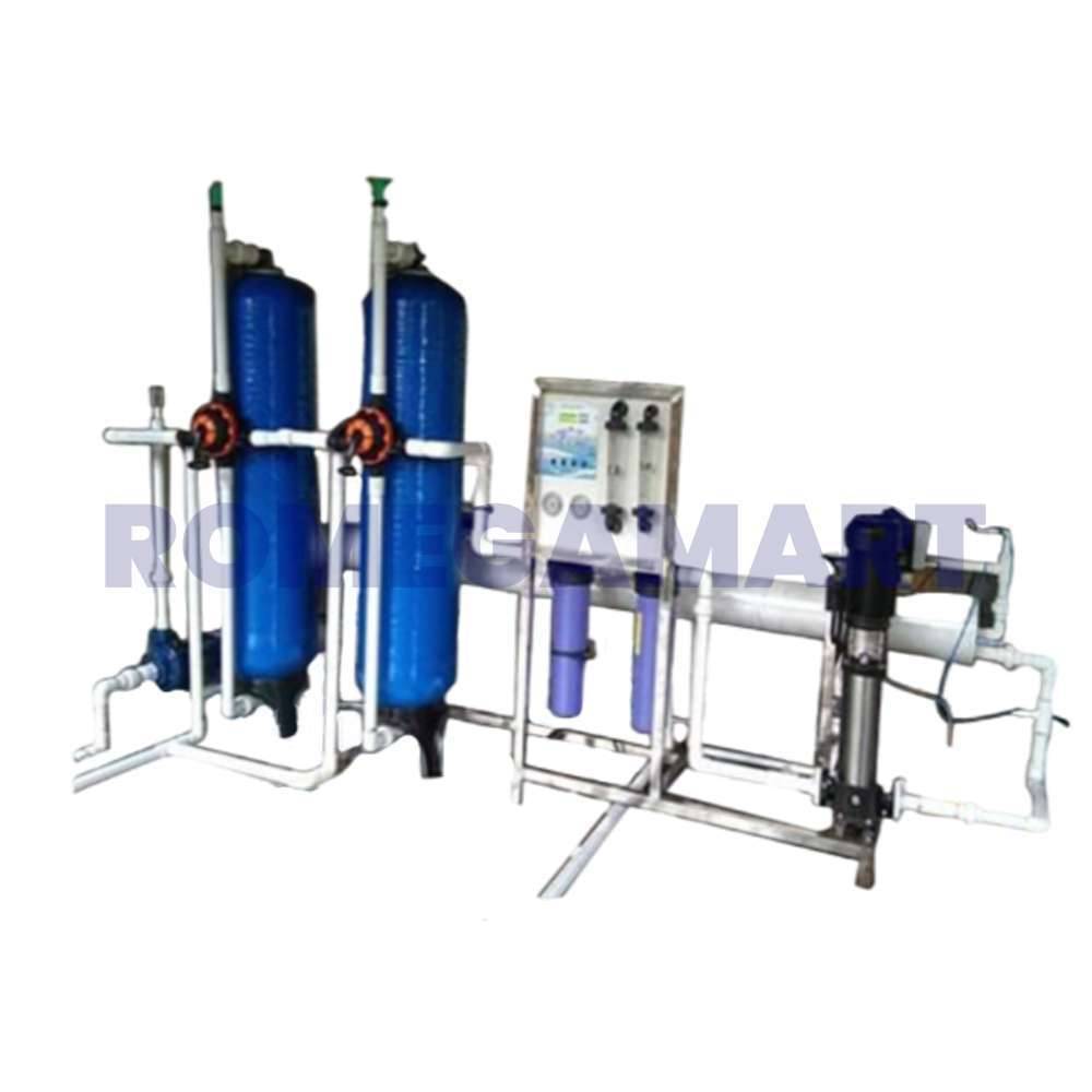 3000 LPH Industrial RO Plant FRP Material Blue Color - EARTH RO SYSTEM