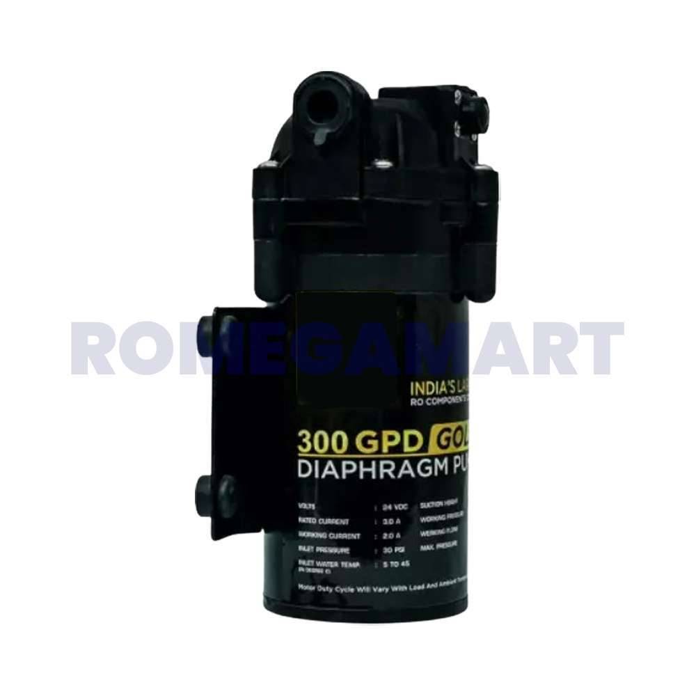 Imported 300 GPD Booster Pump Black Color Suitable For Domestic RO - GTB JI WATER SOLUTION