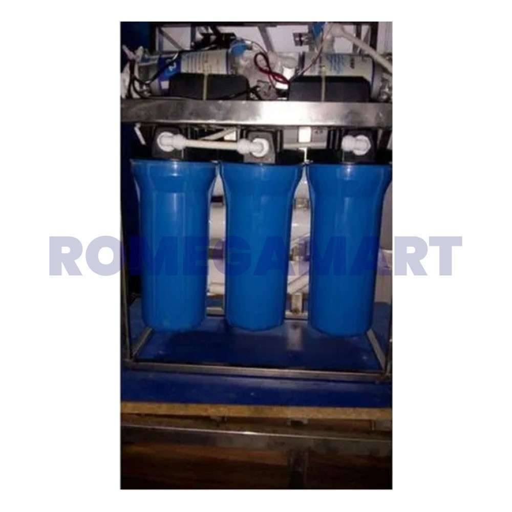 50 LPH FRP Commercial RO Water Plant Blue Color 1 Phase - NECSAL R