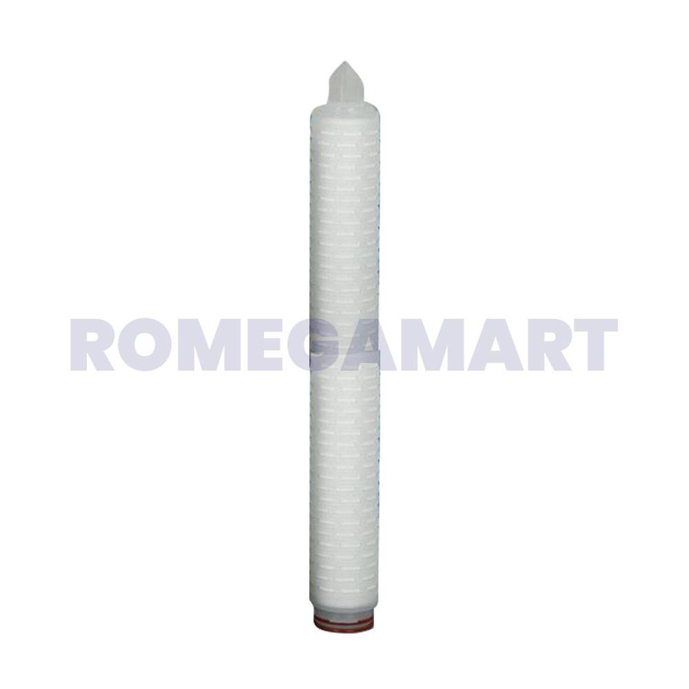 Pyoorite 30 Inch 2 Micron PP Pleated Filter Cartridge Outer Diameter 70 MM Polypropylene Material Inner Diameter 26 MM White Color For Industrial Use - MMP FILTRATION PVT. LTD