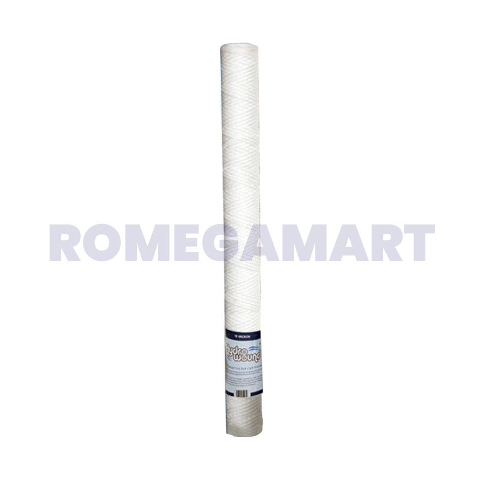 Hydro 30 Inch Polypropylene Material 100 Micron Wound Filter Cartridge Suitable For Industrial RO - MMP FILTRATION PVT. LTD