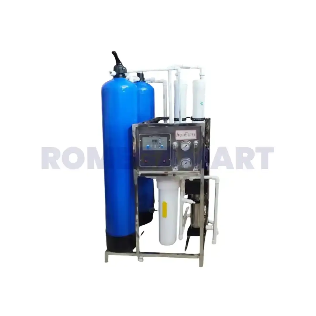500 LPH Semi Automatic Industrial RO Plant Blue Color - RO Cures