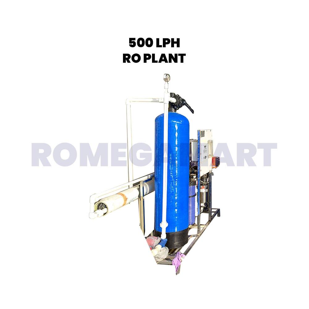 500 LPH Ro Plant With Chiller Unit Blue Color FRP Material For Commercial Use - Pure Watertech