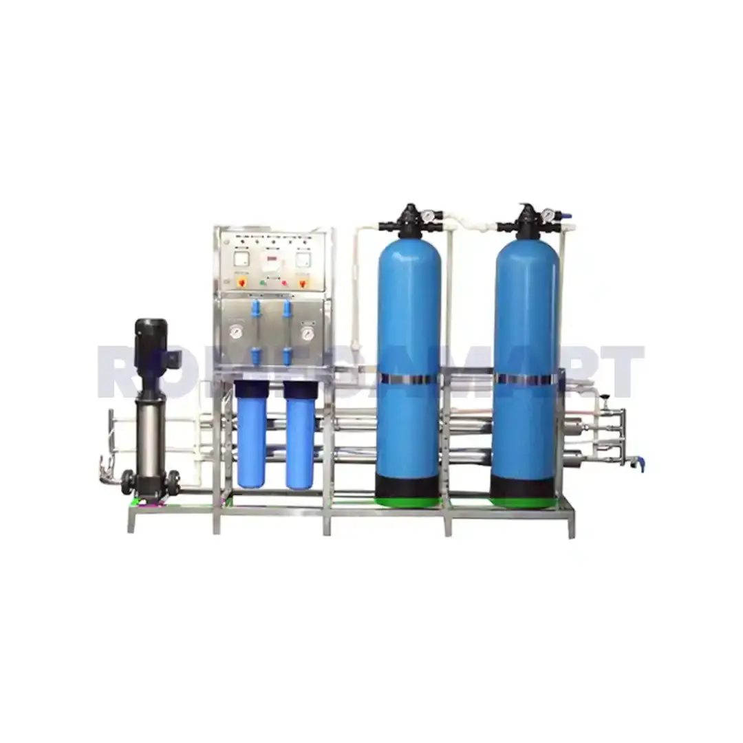 500 LPH Commercial Ro Plant FRP Material Blue Color - PM India Water Technologies