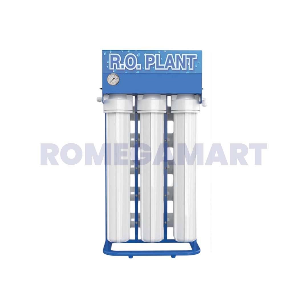50 LPH Commercial RO Plant White Color FRP Material - SG Enterprises