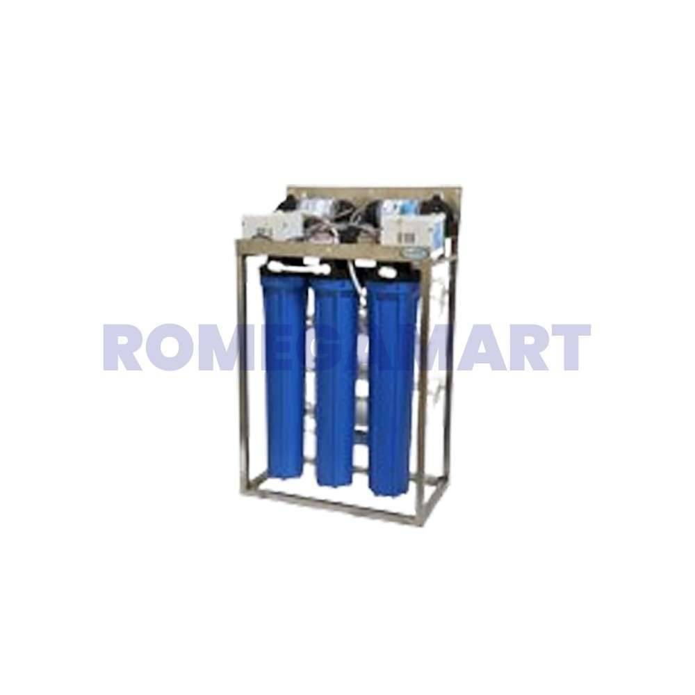 50 LPH Commercial RO System Stainless Steel Skid Blue Color - NIRMAL AGENCY