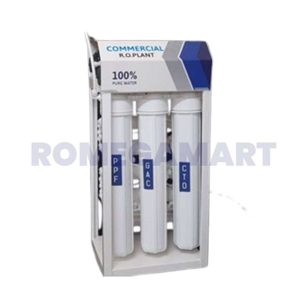 50 LPH RO Plant White Color RO Water Purifier For Commercial Use - AQUATECH SOLUTION