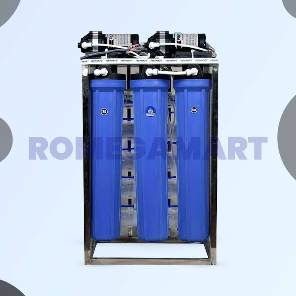 Healthy Automatic Stainless Steel 50 LPH Commercial RO Plant - AYUSH AQUA SYSTEM