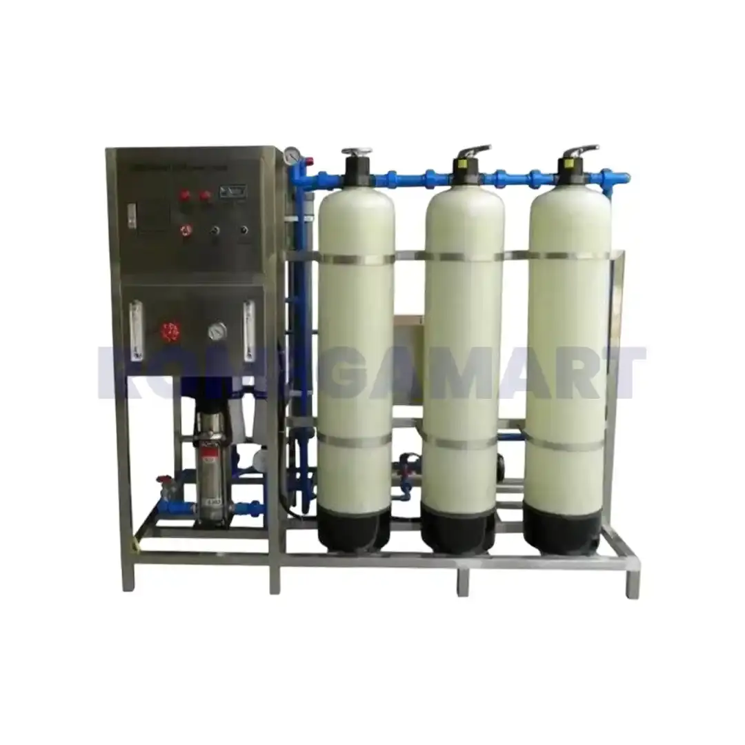 750 LPH RO Plant FRP For Industrial System - RO Cures