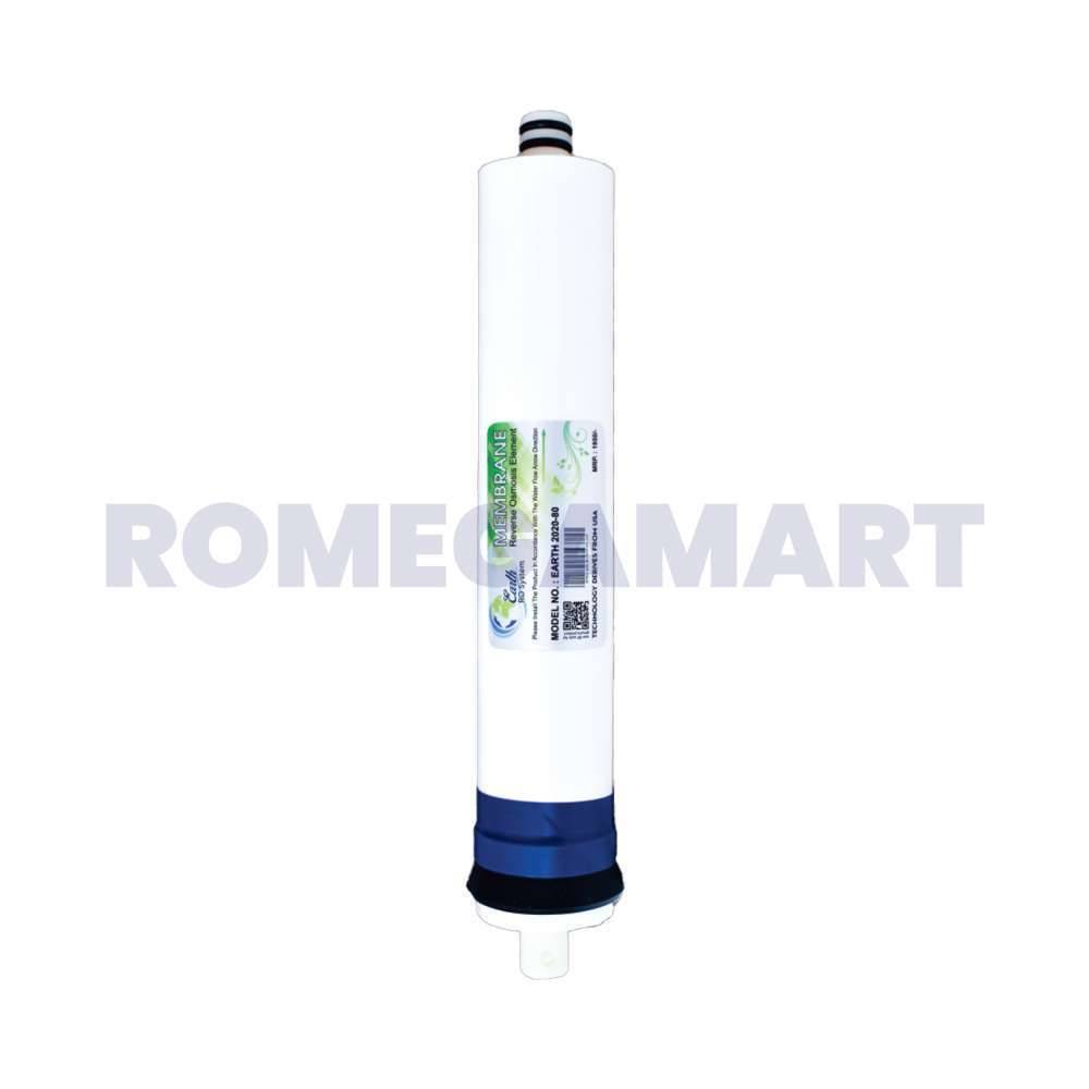 Earth RO System Earth-2020-80 GPD High TDS Membrane Work Upto 3500 TDS White Color - EARTH RO SYSTEM
