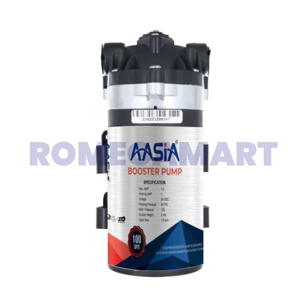 Real Ganga RG Aasia 100 GPD Booster Pump Black Color Suitable For Domestic RO - GTB JI WATER SOLUTION