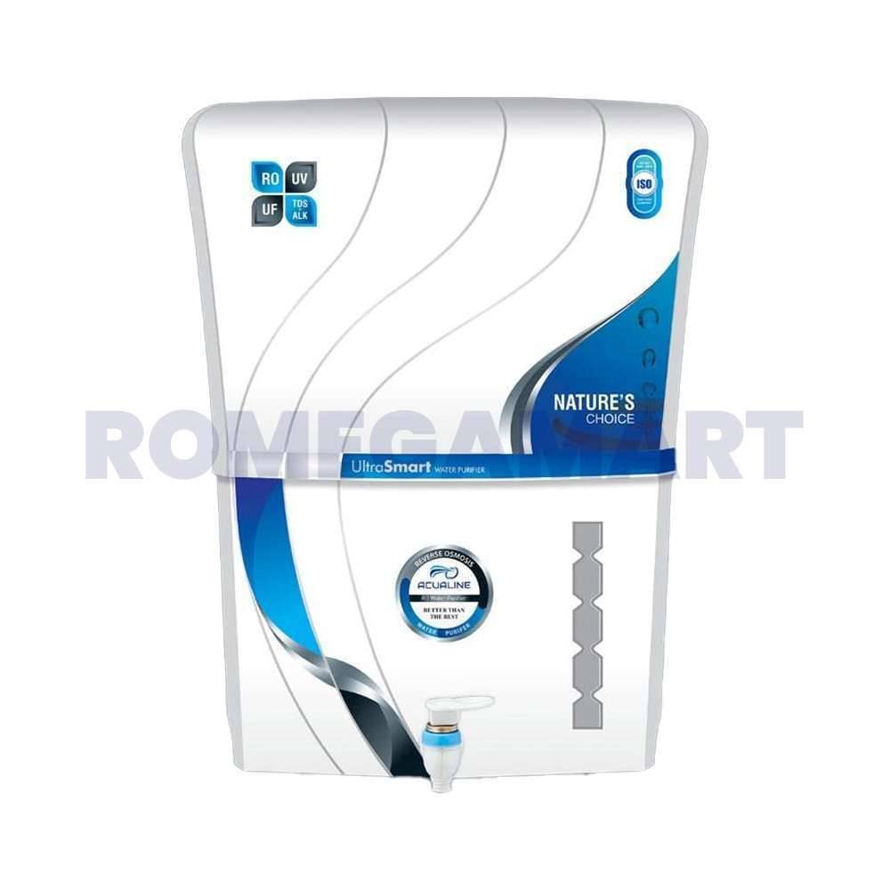 ACUALINE Aura RO Water Purifier 12 Liter Storage RO Water Purifier White Color - CO ORBITAL INDIA 