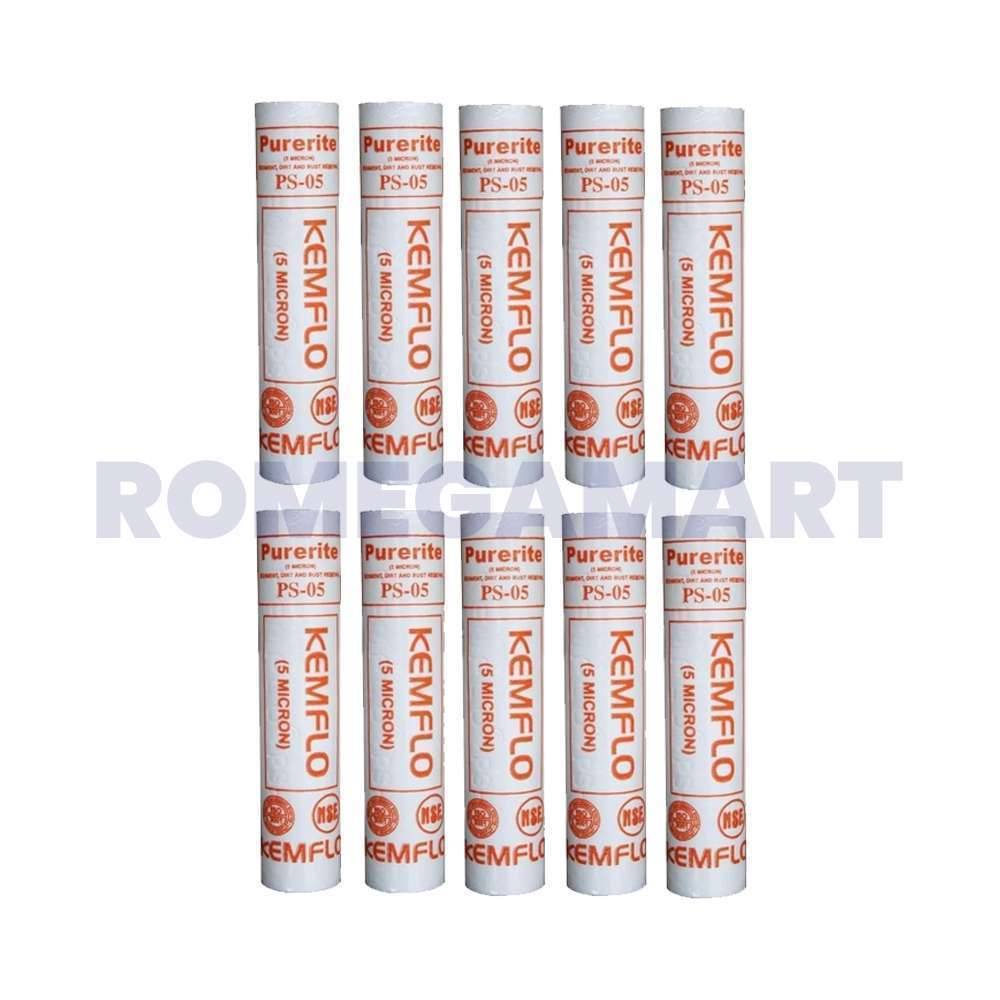 ACUALINE PP Spun Filter Kemflo Filter 10 Inch 5 Micron - CO ORBITAL INDIA