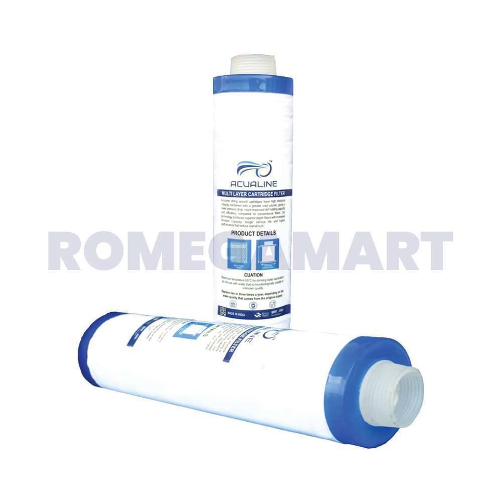 Acualine MLT Pre Filter Cartridge, 9 inch Sediment Filter - CO ORBITAL INDIA
