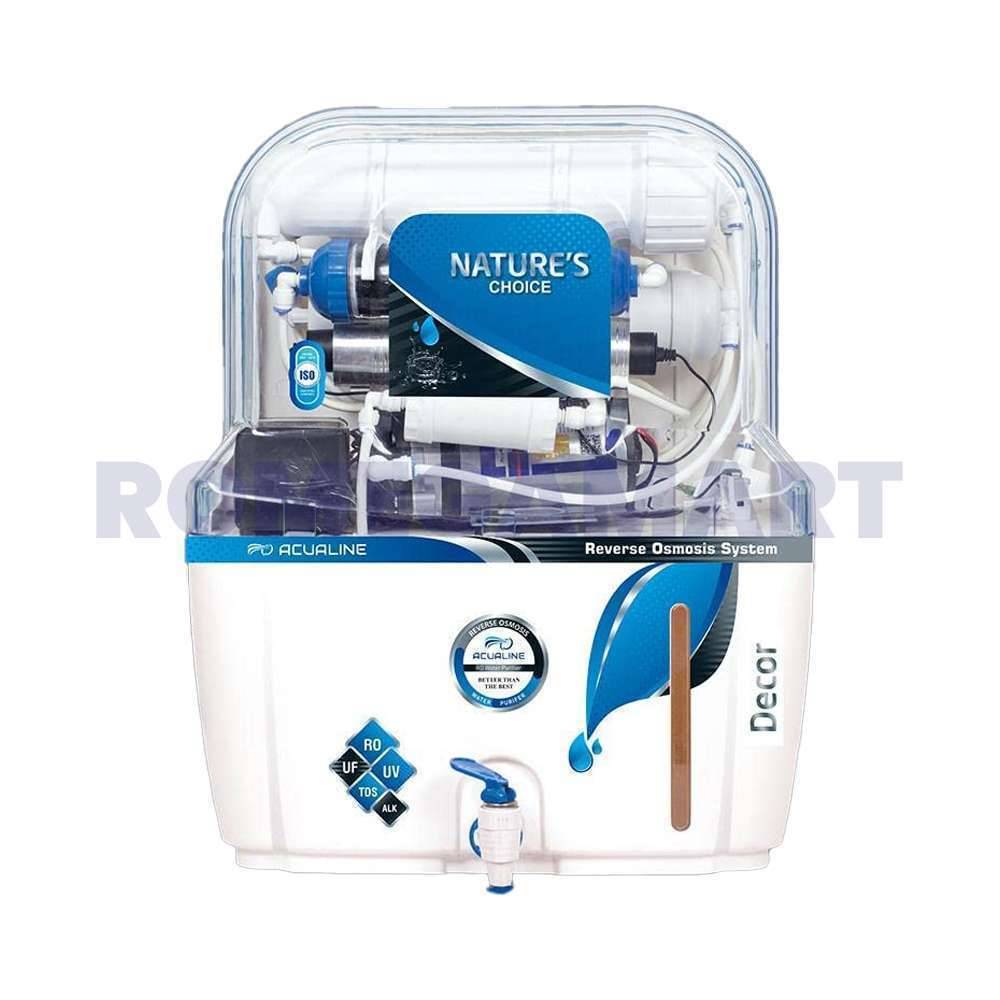16 Liter Storage ACUALINE Decor Wall Mount RO Water Purifier - CO ORBITAL INDIA 