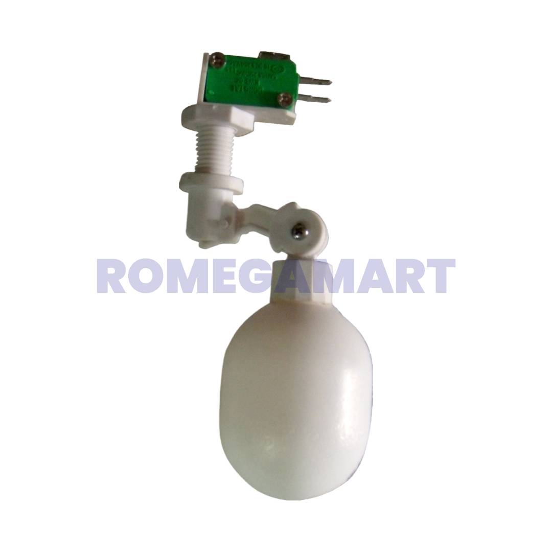 AEF-20 Float Valve With Switch White Color Plastic Material For Domestic Use - Safe India Marketing