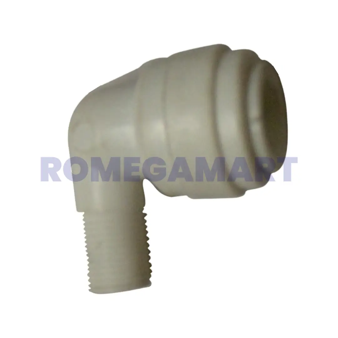 AEF-22 1/8-3/8 Elbow Fitting White Color Plastic Material Suitable For Domestic Use - Safe India Marketing
