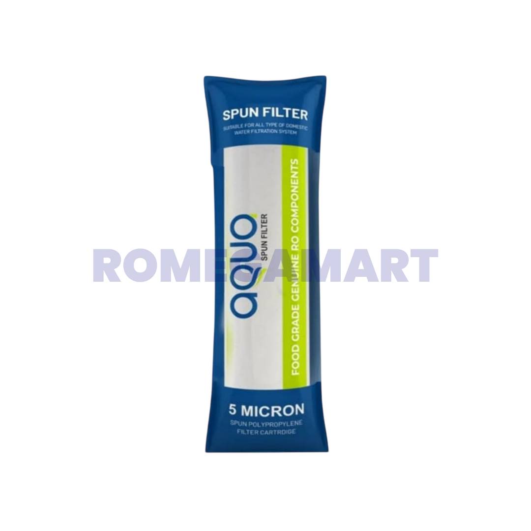 Aqua Spun Filter White Color Polypropylene Material Suitable For Domestic RO - Dipayan Works & Products