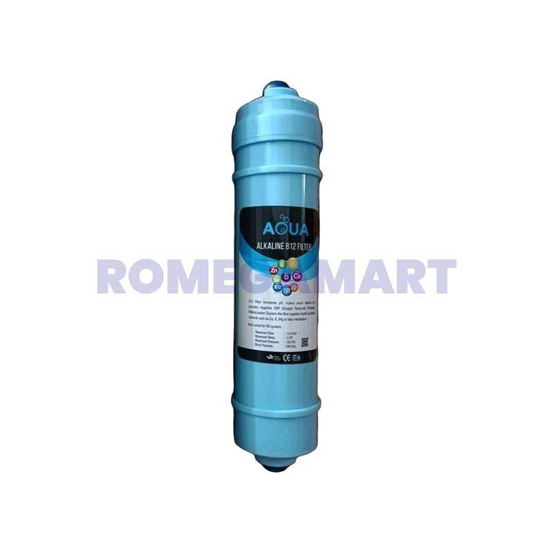 Aqua Vitamin B12 Alkaline Filter Blue Color Plastic Material Suitable For Domestic Use - Dipayan Works & Products