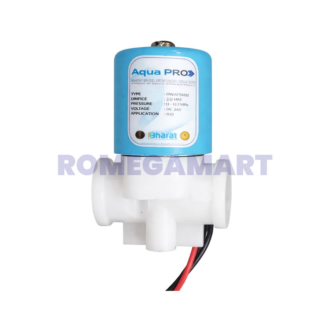 Aqua Pro Solenoid Valve SV Blue Color Plastic Material Suitable For Domestic Use - Dipayan Works & Products 