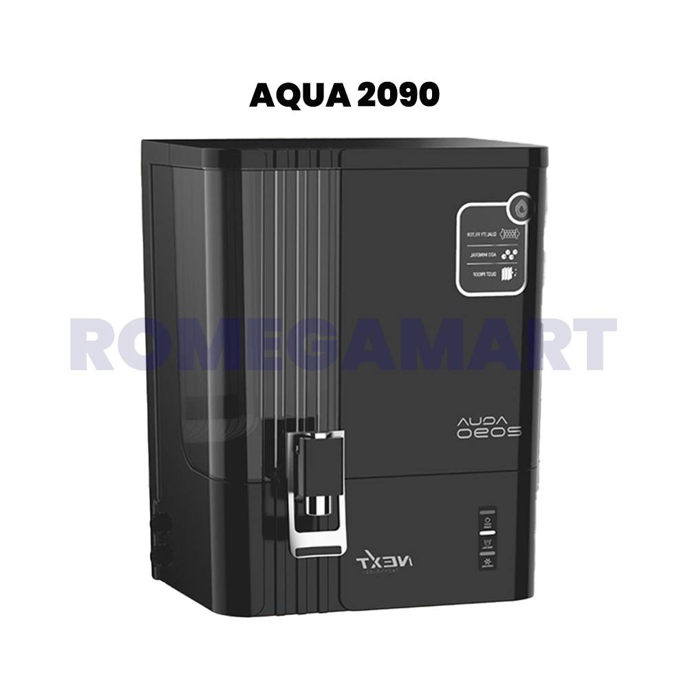Aqua 2090 Mirror Black Color 601 Water Purifier 10 Liter Storage For Domestic Use - Life Guard Water Solutions