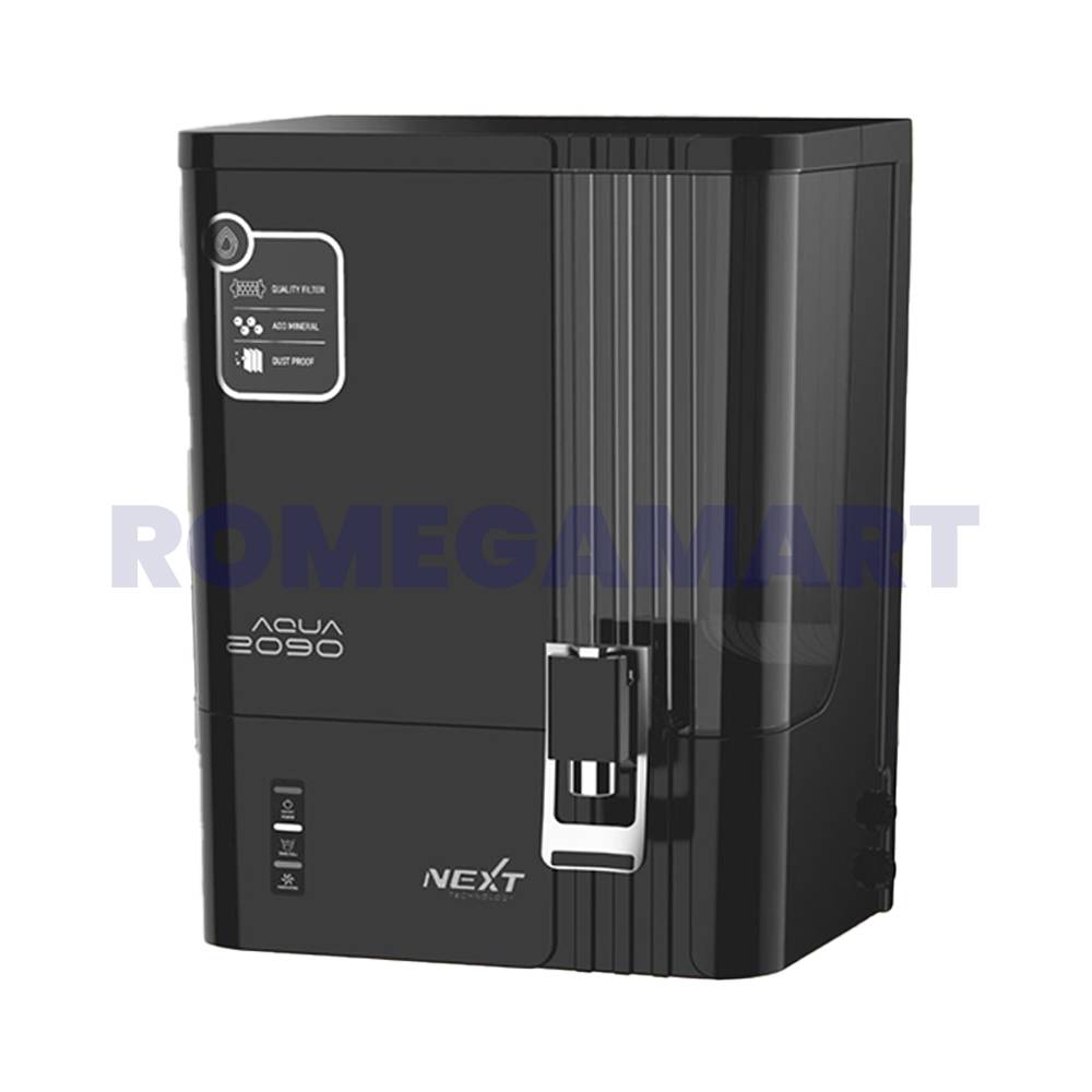 Aqua 2090 Mirror Black Color 601 Water Purifier 10 Liter Storage For Domestic Use - Life Guard Water Solutions