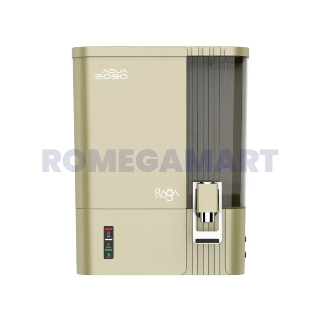 Aqua 2090 Raga Series Ro+Copper+Alkaline Golden Color Water Purifier Suitable for Domestic RO - JEYAM TRADERS