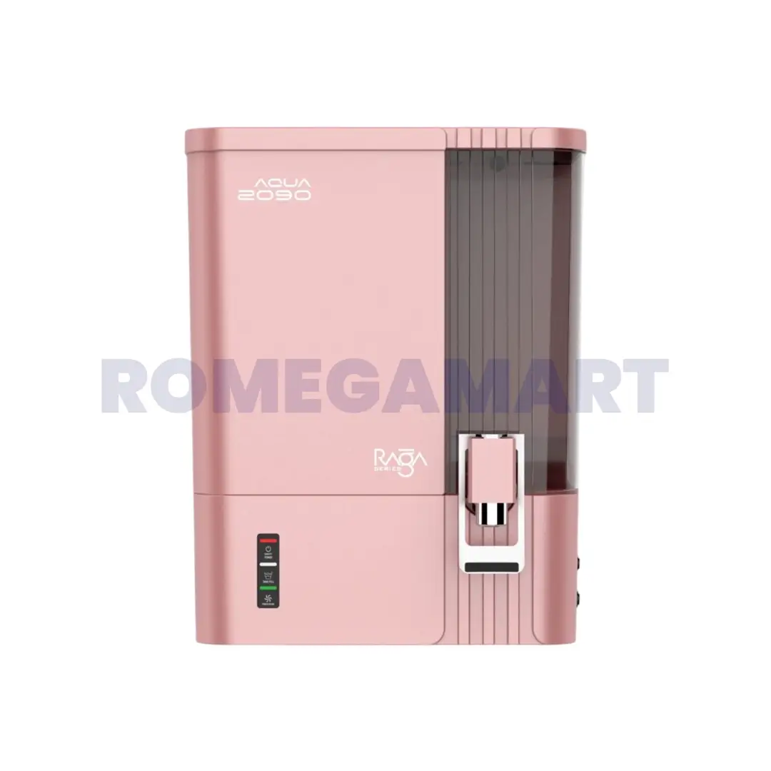 Aqua 2090 Raga Series Ro+Copper+Alkaline Pink Color Water Purifier Suitable for Domestic RO - JEYAM TRADERS