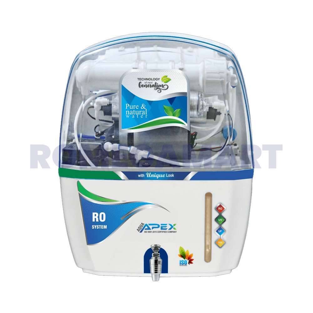 Aqua Apex White With Transparent 12 Liter Storage Water Purifier For Domestic Use - MCLORD